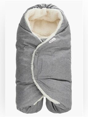 NEW 7am Enfant Nido Cloud Heavyweight Car Seat/Stroller Bunting Heather Grey